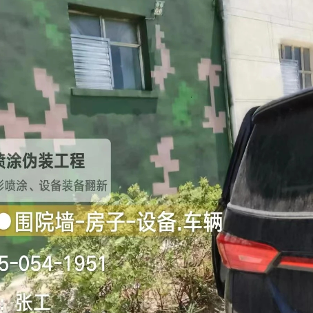 乌鲁木齐数码迷彩漆施工